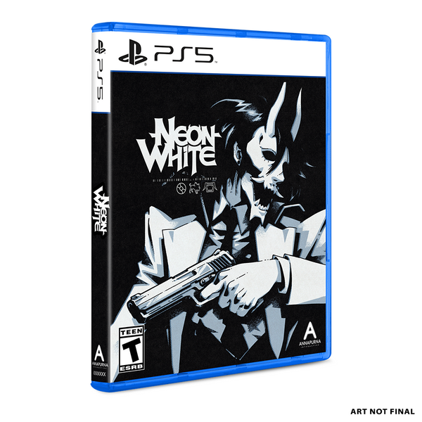 NEON WHITE is now available for PS5 and PS4! Visit the link in our