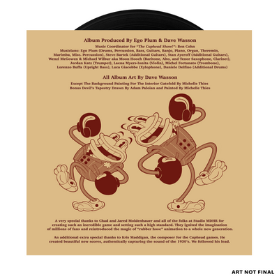 The Cuphead Show! 2xLP Sleeve